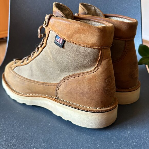 Huckberry x Danner Waxed Canvas Danner Light in Texas Tan Men's 11 EE - Picture 7 of 14